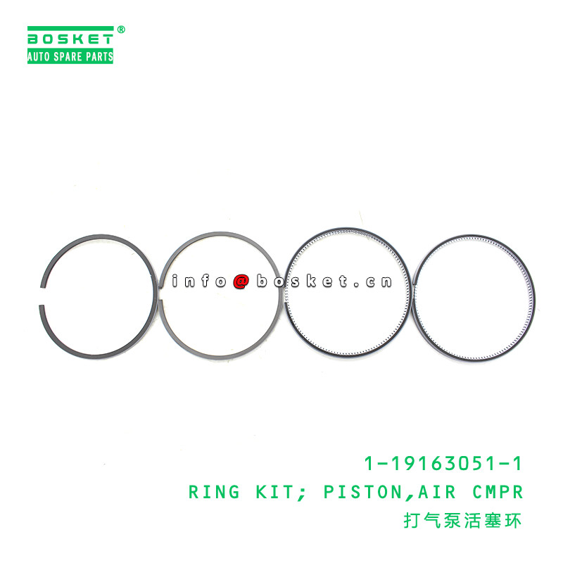 1-19163051-1 Air Compressor Piston Ring Kit 1191630511 For ISUZU FVZ34 6HK1