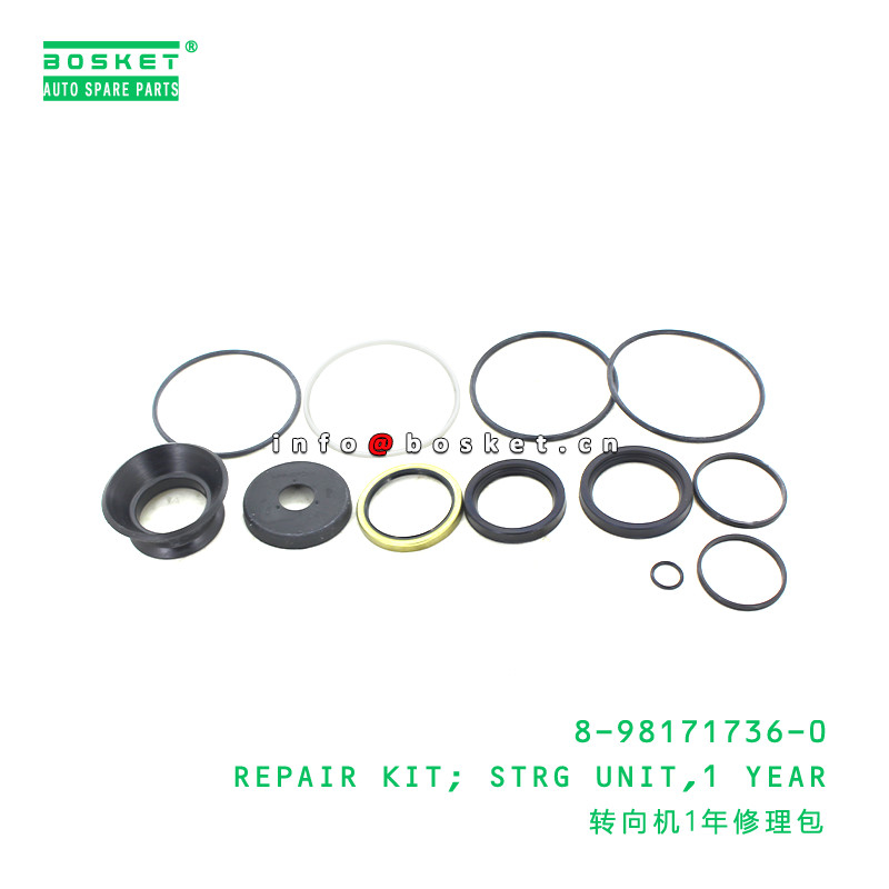 8-98171736-0 Truck Chassis Parts 1 Year Steering Unit Repair Kit 8981717360 For ISUZU NHR