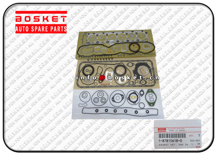 ISUZU XE 6HK1 Engine Overhaul Gasket Set 1-87815618-0 1-87813298-1 1878156180 1878132981