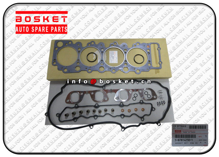 Japan 5-87814230-1 5878142301 Engine Head Overhaul Gasket Set for ISUZU NPR 4HF1