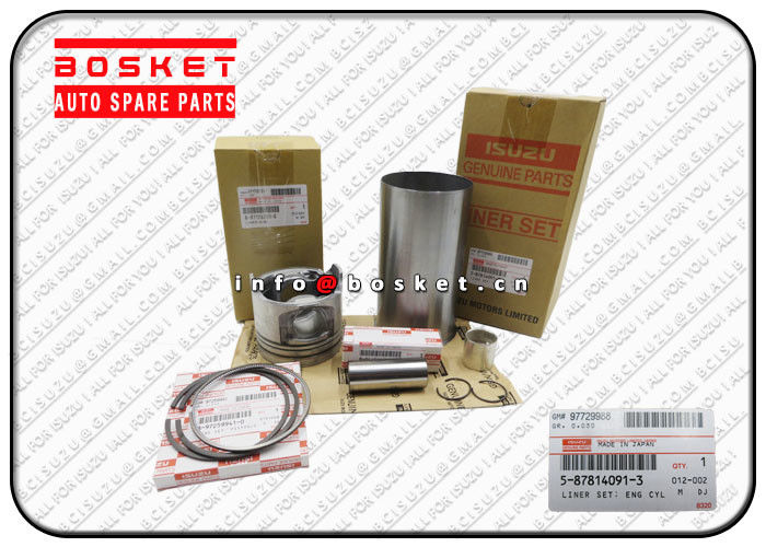 5-87814091-3 5878140913 Isuzu Engine Parts Engine Cylinder Liner Set for ISUZU NKR77 4JH1T