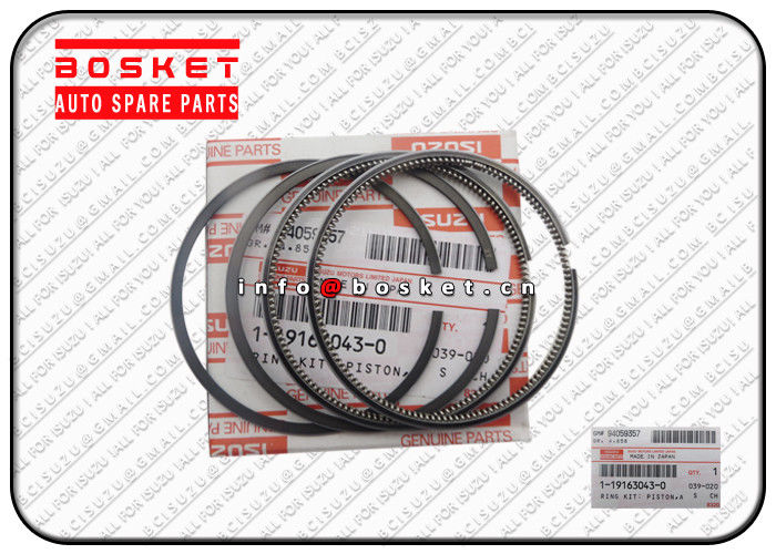 1191630430 1-19163043-0 Air Compressor Piston Ring Kit Suitable for ISUZU FSR32 6HE1T