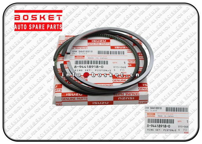 Standard Piston Ring Set Suitable for ISUZU NKR58 4BE1 8-94418918-0 8944189180