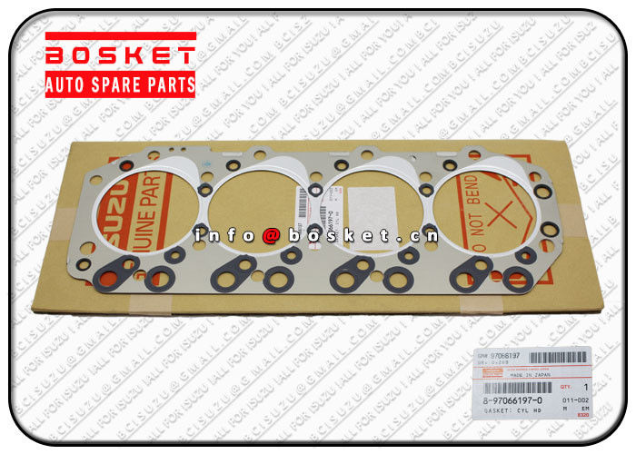 8-97066197-0 8970661970 Cylinder Head Gasket Suitable for ISUZU NKR69 4JG2