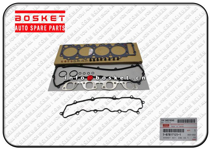 5878171251 5-87817125-1 5878139594 5-87813959-4 Engine Head Overhaul Gasket Set Suitable for ISUZU NKR