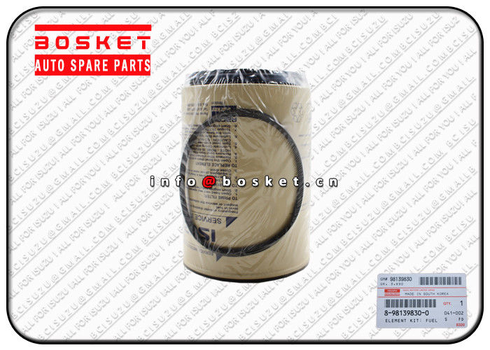 8981398300 8-98139830-0 Fuel Filter Element Kit For ISUZU NMR85 NPR75 NQR90