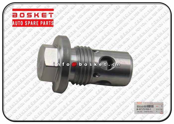 8971757031 8-97175703-1 Oil Check Valve For ISUZU XV / Isuzu Diesel Engine Parts