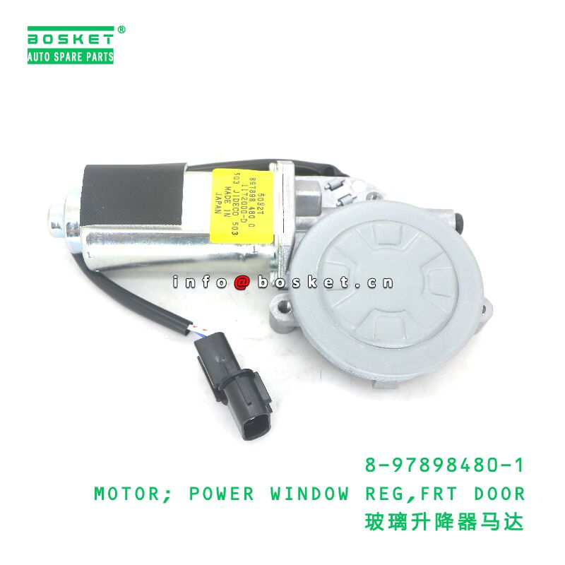 8-97898480-1 MOTOR; POWER WINDOW REG,FRT DOOR suitable for ISUZU NPR 4HF1 8978984801