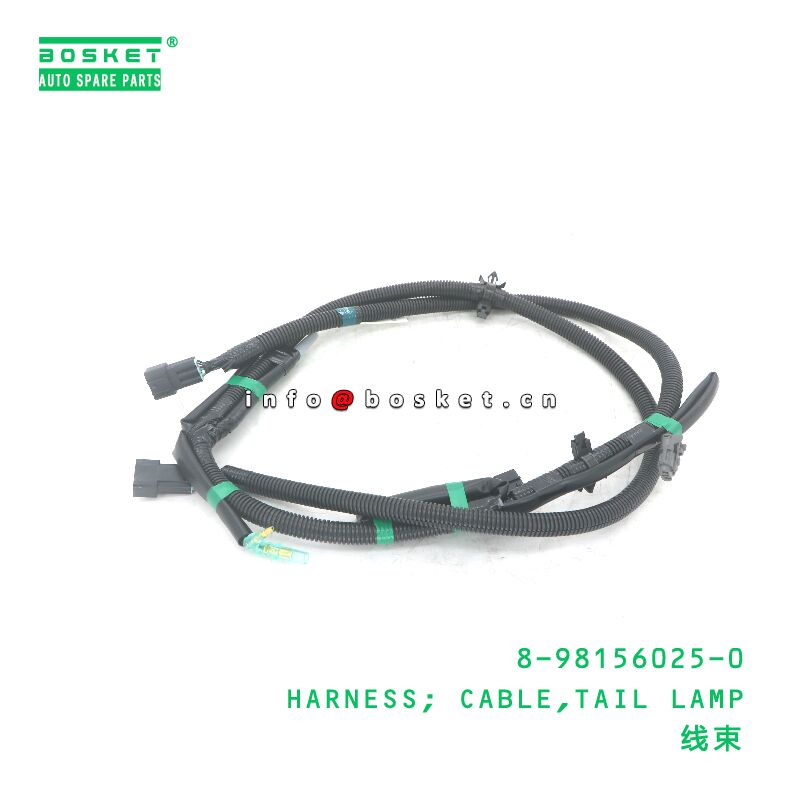 ISUZU 8981560250 HARNESS CABLE TAIL LAMP with 15-20 Days Delivery and 3 Months Warranty