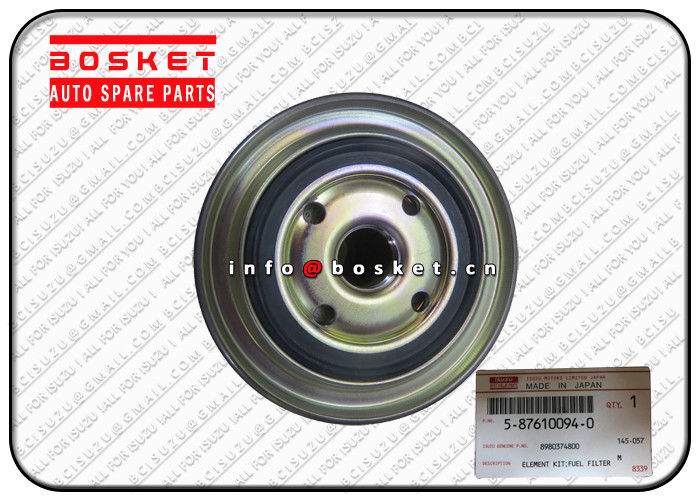 NKR77 4JH1 Fuel Filter Element Kit Isuzu Replacement Parts 5-87610094-0 8-98037480-0 5876100940 8980374800