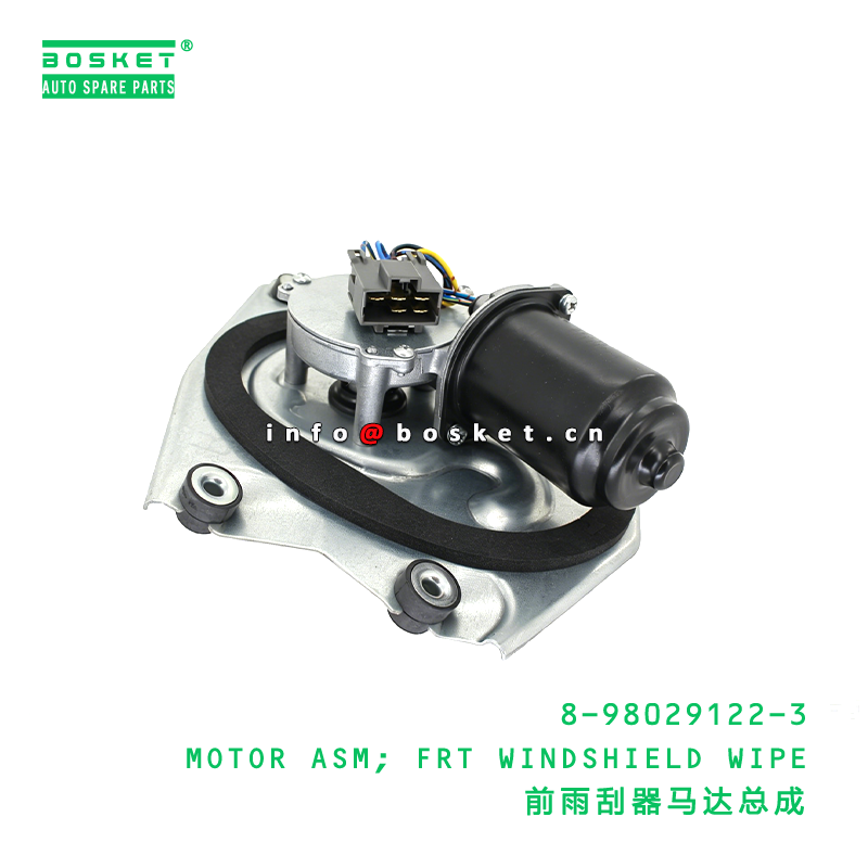 8-98029122-3 Motor Assembly Front Windshield Wiper Suitable for ISUZU 8980291223 with 1PCS Pack Quantities and 3 Months Warranty