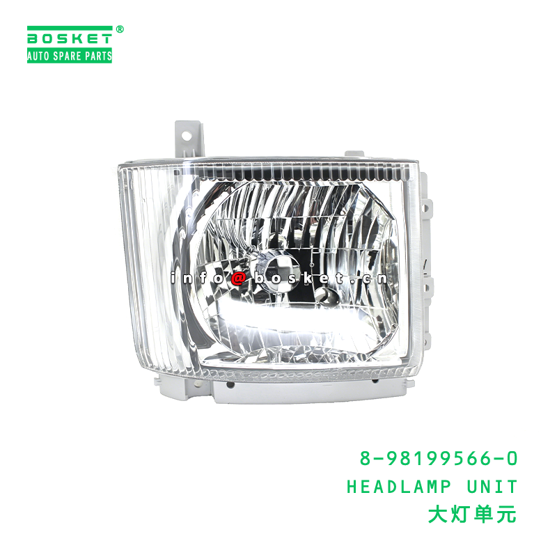 8-98199566-0 Headlamp Unit Suitable for ISUZU 8981995660 with 1PCS Pack Quantities and 3 Months Warranty