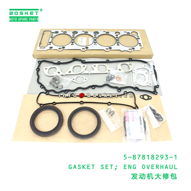 5-87818293-1 GASKET SET; ENG OVERHAUL Suitable for ISUZU 5878182931