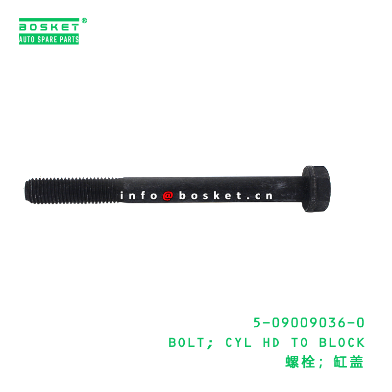 5-09009036-0 BOLT; CYL HD TO BLOCK Suitable for ISUZU   5090090360