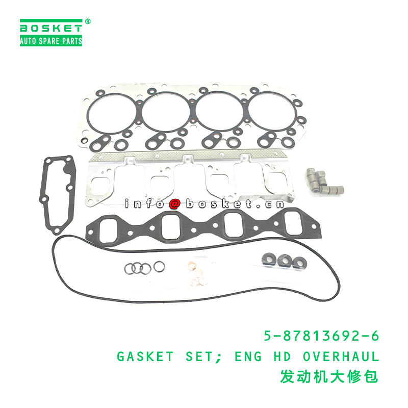 5-87813692-6 GASKET SET; ENG HD OVERHAUL Suitable for ISUZU  4JB1 5878136926