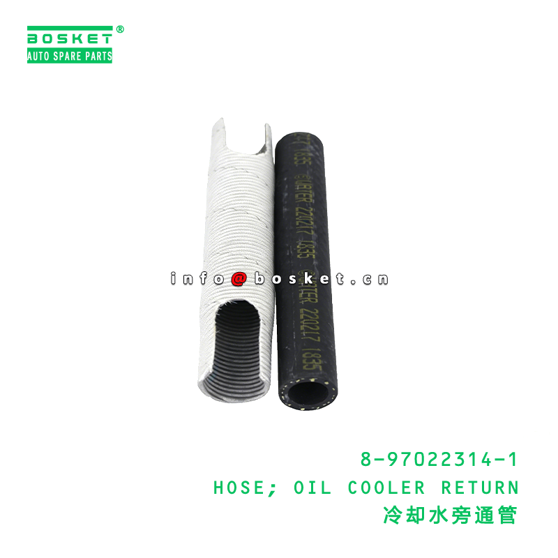 8-97022314-1 HOSE; OIL COOLER RETURN Suitable for ISUZU NKR 4JB1 8970223141