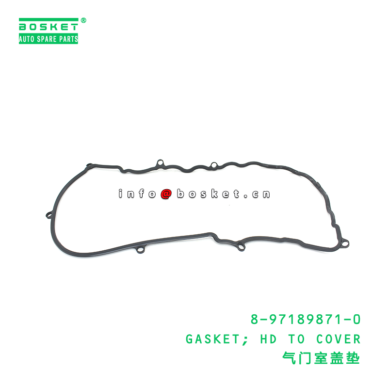 8-97189871-0 GASKET; HD TO COVER suitable for ISUZU 4HF1 8971898710