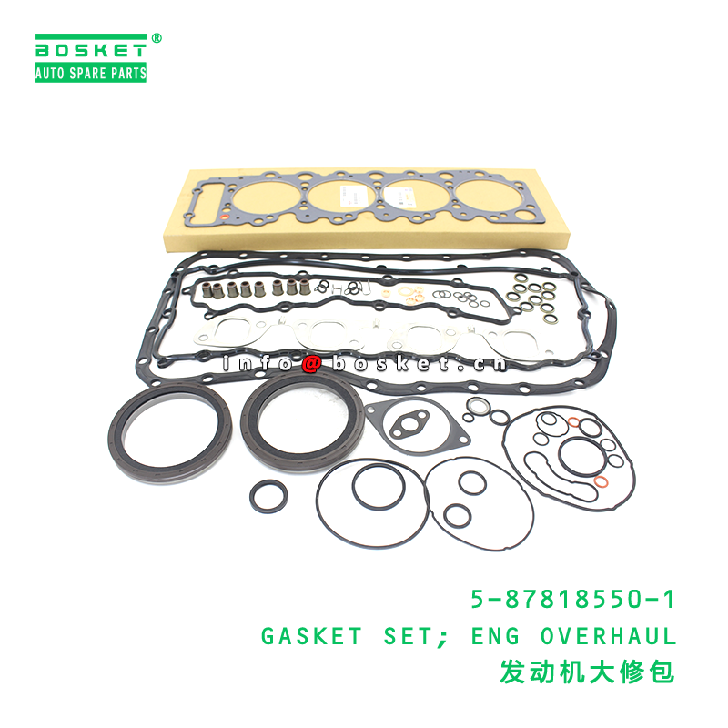 5878185501 Gasket Set Engine Overhaul Kit for Isuzu Trucks with 3 Months Warranty and Small Quantity Orders