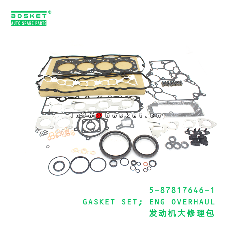 5-87817646-1 Gasket Set Engine Overhaul Kit for ISUZU 5878176461 with 3 Months Warranty and Small Quantity Orders