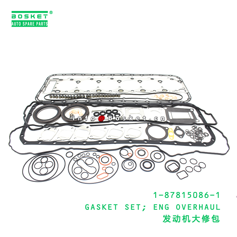 1-87815086-1 Gasket Set Engine Overhaul Kit with 3 Months Warranty for ISUZU 1878150861 in 1PCS Pack
