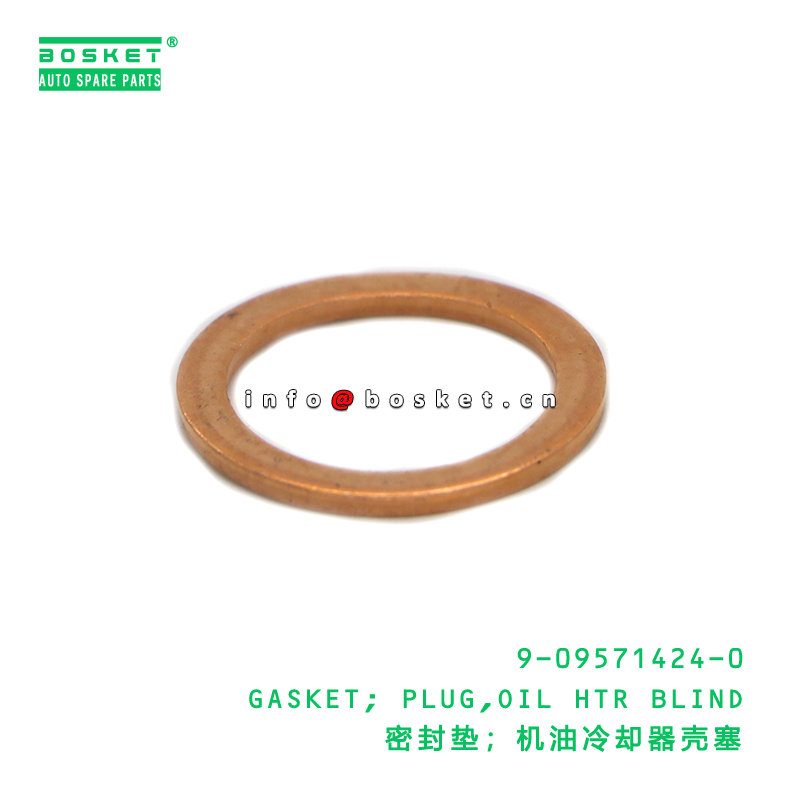 9-09571424-0 GASKET; PLUG,OIL HTR BLIND suitable for ISUZU 9095714240