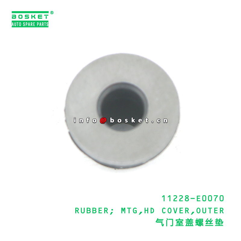 11228-E0070 Rubber Mounting Cover Outer for HINO 500 J08E Truck Parts - 1PCS Pack Quantity