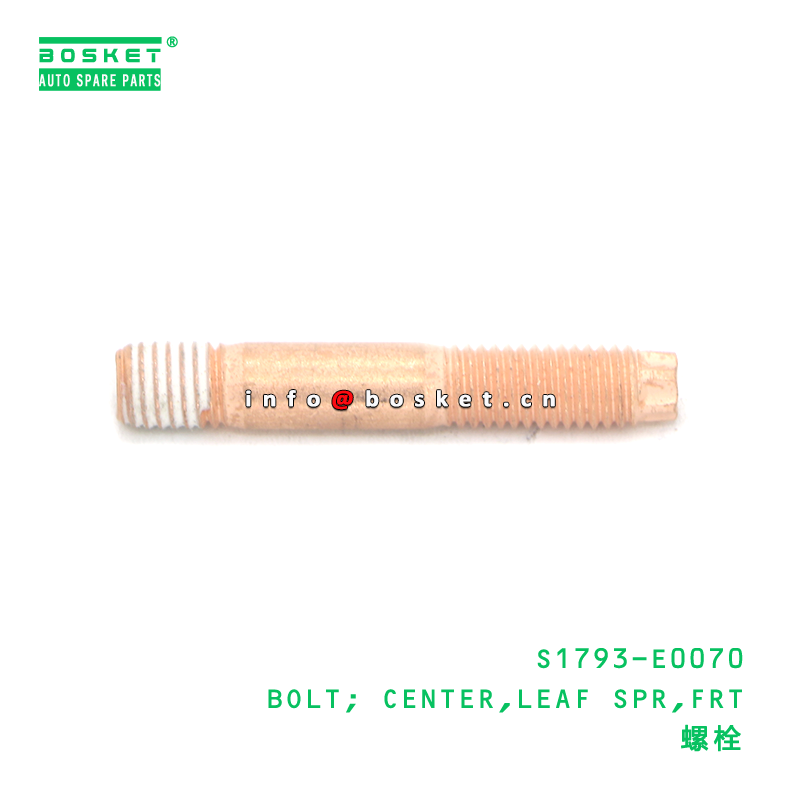 HINO S1793-E0070 Front Leaf Spring Bolt High-Quality Special Steel Center Bolt for HINO Trucks