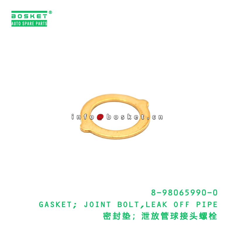 ISUZU Compatible Gasket and Joint Bolt Leak Off Pipe with 3 Months Warranty in 1PCS Pack