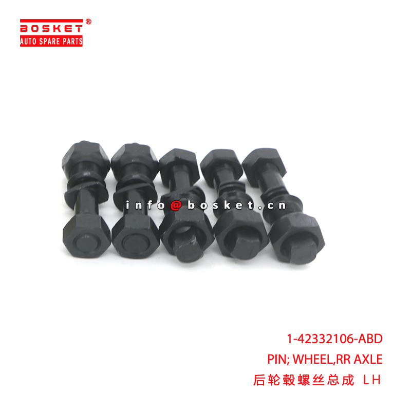 1-42332106-ABD Wheel Pin Rear Axle Pin suitable for ISUZU FSR FRR with 1PCS Pack Quantities and 3 Months Warranty