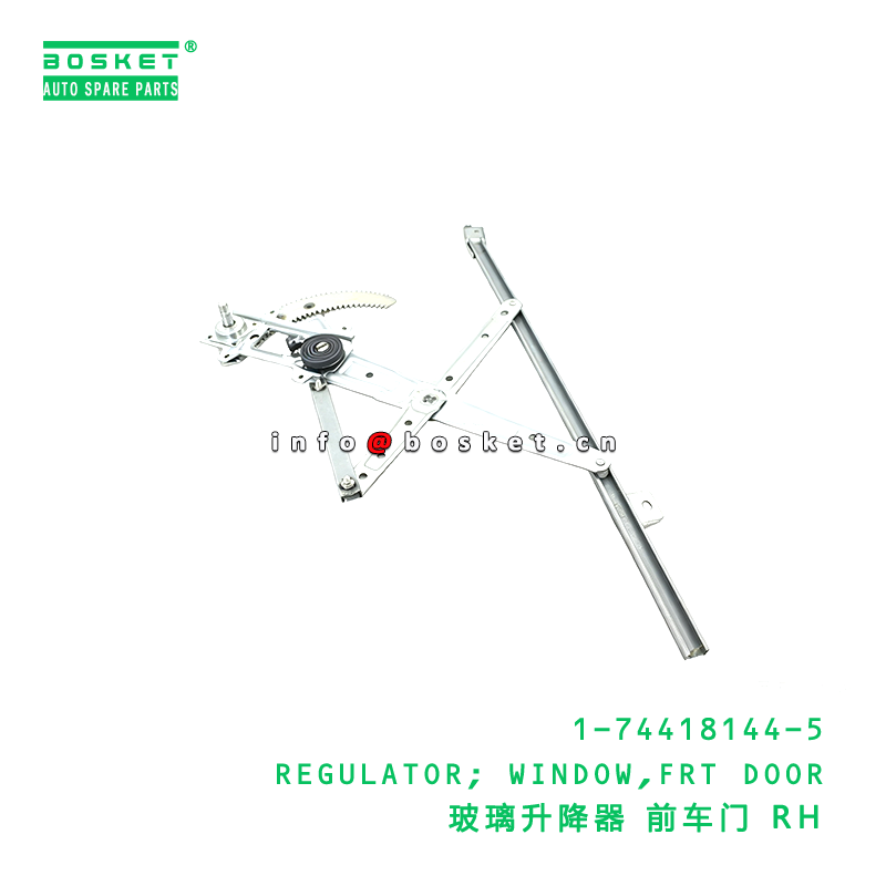 1-74418144-5 REGULATOR; WINDOW,FRT DOOR suitable for ISUZU CXZ81 10PE1 1744181445