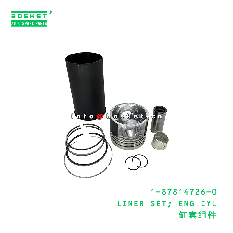 1-87814726-0 LINER SET; ENG CYL suitable for ISUZU 700P 4HK1 1878147260