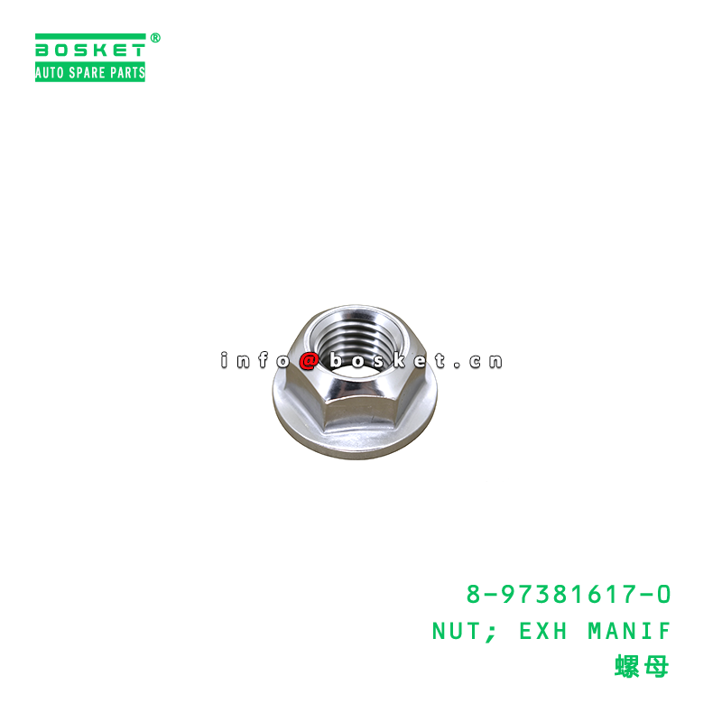 8-97381617-0 NUT; EXH MANIF suitable for ISUZU   8973816170