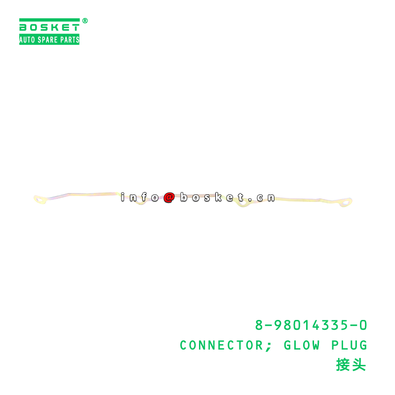 8-98014335-0 CONNECTOR; GLOW PLUG suitable for ISUZU   8980143350