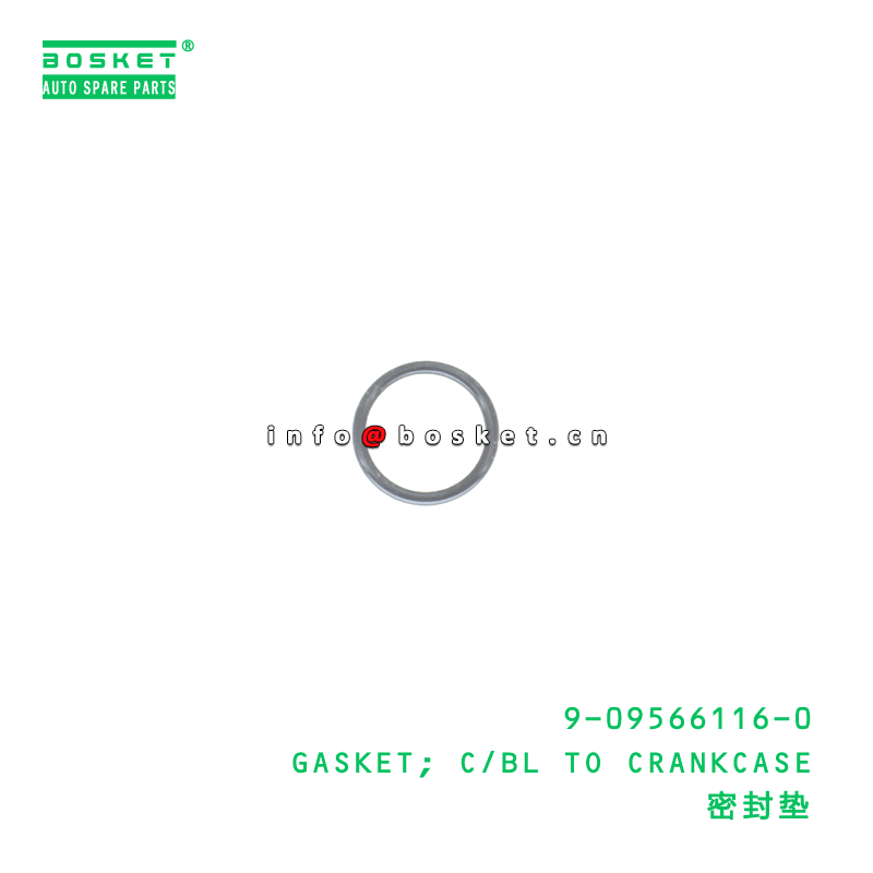 9-09566116-0 GASKET; C/BL TO CRANKCASE suitable for ISUZU   9095661160