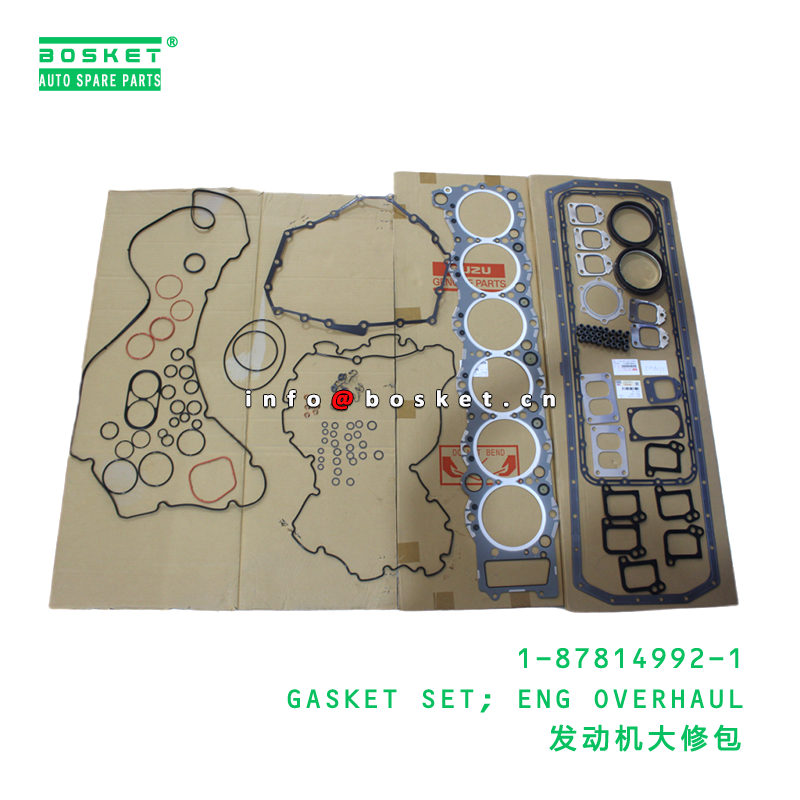 1-87814992-1 GASKET SET; ENG OVERHAUL suitable for ISUZU   1878149921
