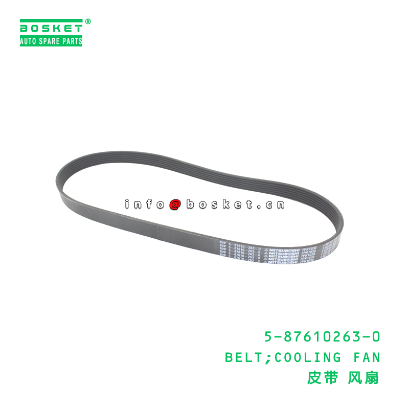 5-87610263-0 BELT COOLING FAN suitable for ISUZU ELF 700  5876102630
