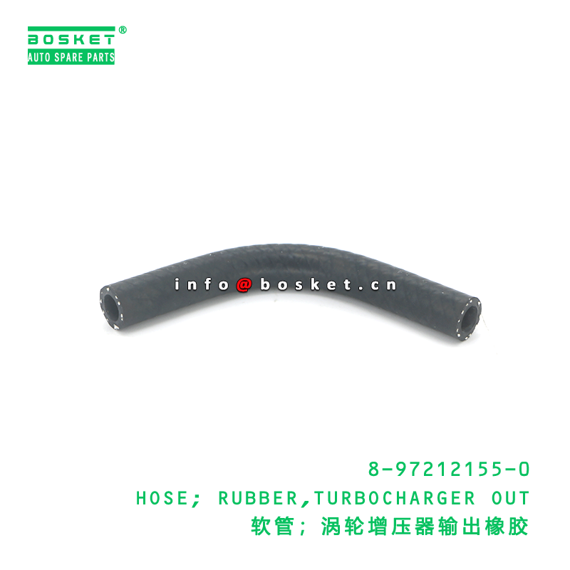 Rubber Turbocharger Out Hose for ISUZU 8972121550 - Turbo Outlet Hose Replacement