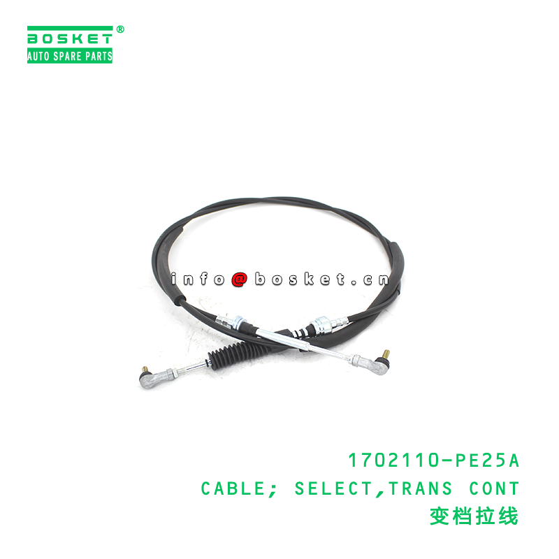 1702110-PE25A Select Transmission Control Cable for ISUZU 700P Truck