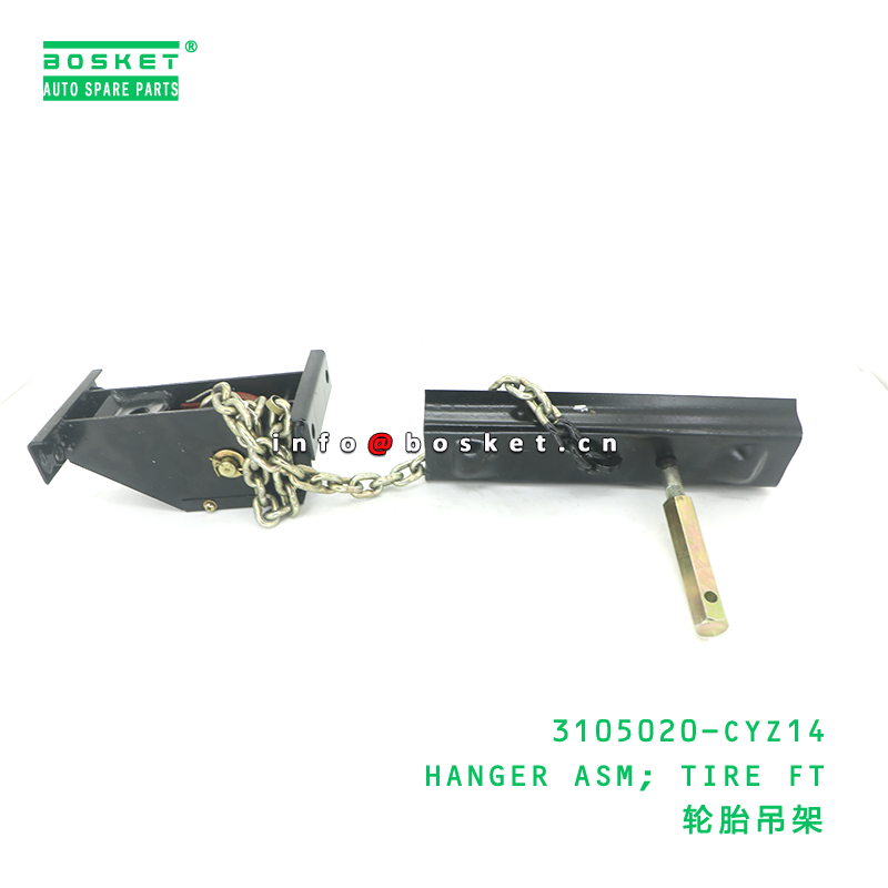3105020-CYZ14 HANGER ASM; TIRE FT suitable for ISUZU CXZ51K VC46 6WF1 6UZ1 3105020CYZ14
