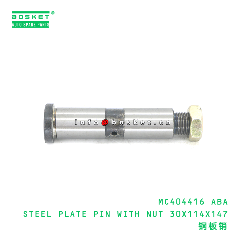 MC404416 ABA STEEL PLATE PIN WITH NUT 30X114X147 suitable for FUSO MC404416 ABA