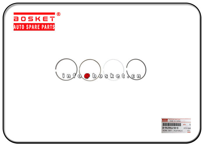 FTR Isuzu Engine Parts 8-94394418-0 8943944180 Standard Piston Ring Set