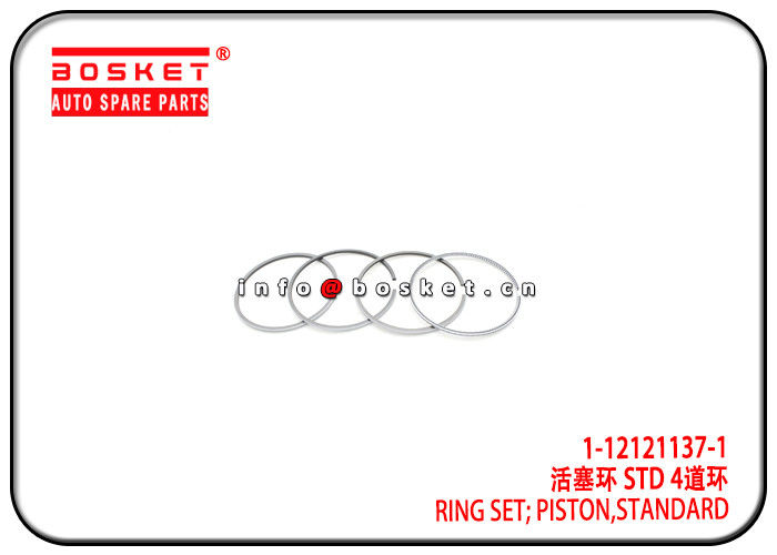 1-12121137-1 1121211371 Standard Piston Ring Set Suitable for ISUZU 6SD1T CXZ CYZ