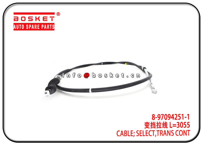 8-97094251-1 8-97203062-0 8970942511 8972030620 0290 Transmission Control Select Cable Suitable for ISUZU 4HF1 4HG1 NPR