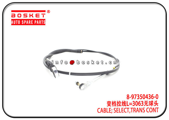 ISUZU 4HG1 NPR MYY6P MYY5T 8-97350436-0 8973504360 Transmission Control Select Cable