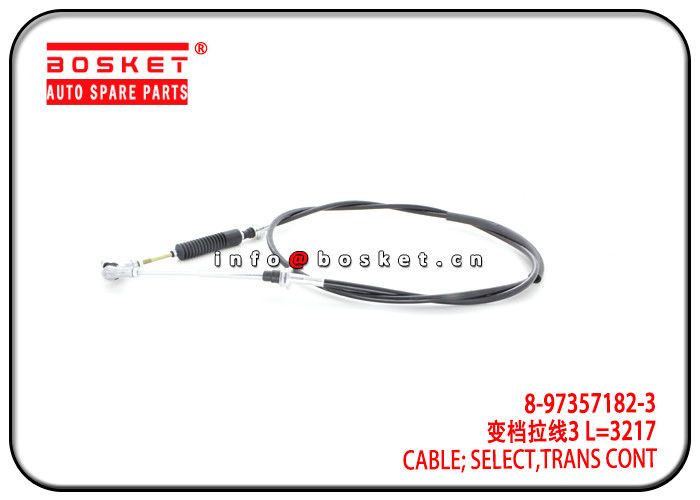 ISUZU NPR 700P MZZ6U 8-97357182-3 1-33671182-0 8973571823 1336711820 Transmission Control Select Cable