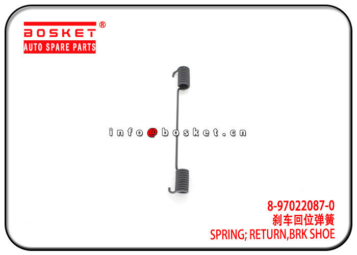 8-97022087-0 8970220870 Brake Shoe Return Spring For Mexico Market 4HF1 NPR