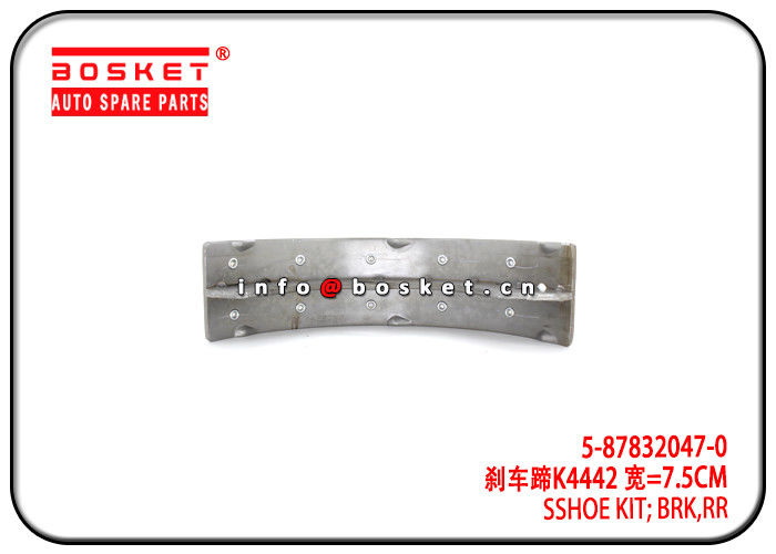 Mexico Market 4HK1 ELF300 Isuzu NPR Parts Rear Brake Shoe Kit 5-87832047-0 5878320470