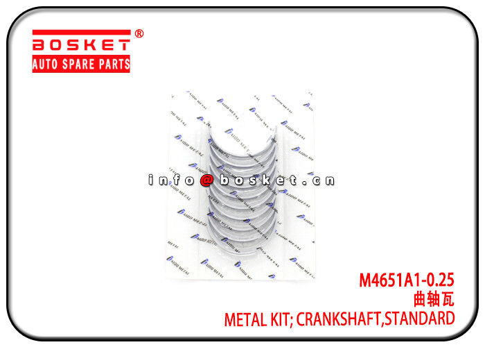 ISUZU 4JB1 4JB1T 4JG1 M4651A1-0.25 M4651A10.25 Standard Crankshaft Metal Kit