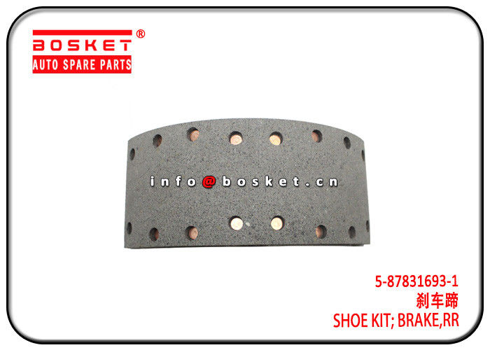 4HK1 700P NPR Isuzu Brake Parts Rear Brake Shoe Kit 5-87831693-1 5878316931