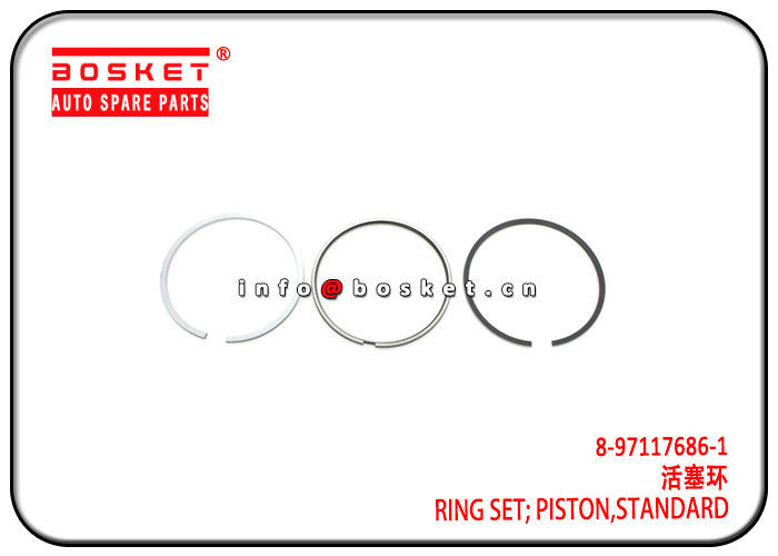 8-97117686-1 8971176861 Standard Piston Ring Set  For ISUZU 4BD2 NPR